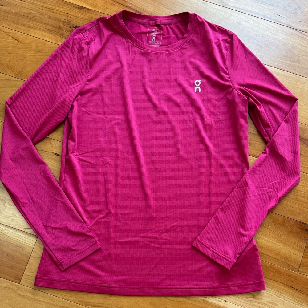 On Running Core Long Sleeve Top - Fuchsia Sz S